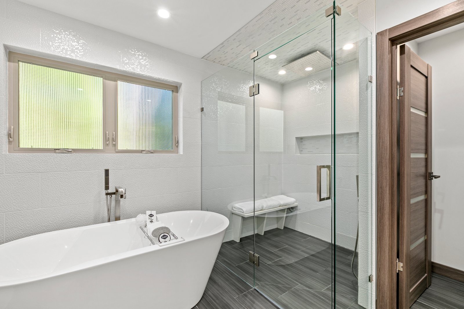 Modern primary bathroom remodel by The Kitchen Depot in Venice FL